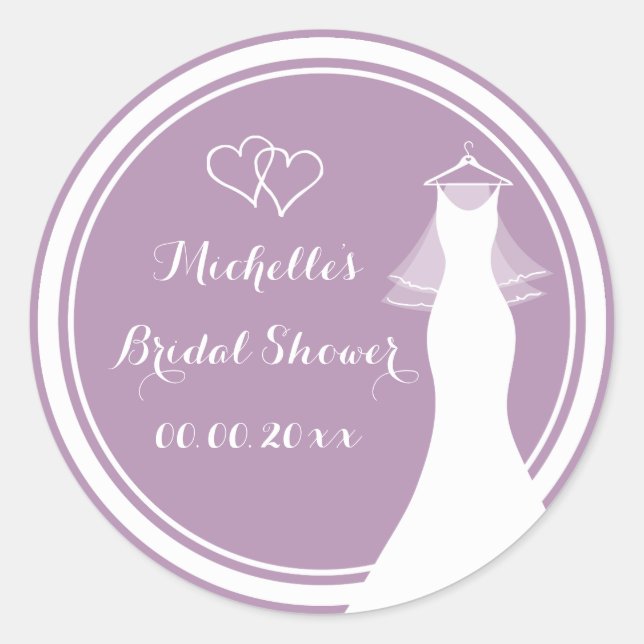 Lavender mariage habillage nuptiale autocollants d (Devant)