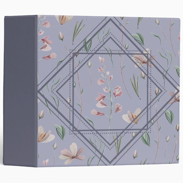 Lavender Meadow Frame Binder (Front/Spine)