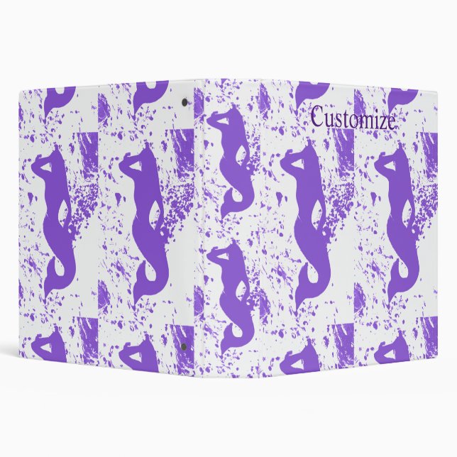 lavender mermaids binder (Background)