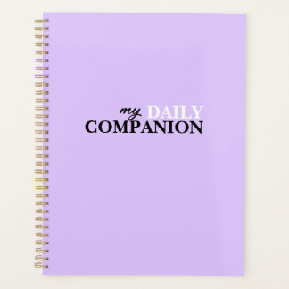 Lavender Minimaliste Daily Planner