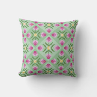 Lavender & Mint Throw Pillow