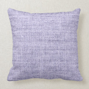 Lavender mist Rustic Burlap Linen Throw Pillow