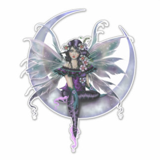 Lavender Moon Fairy Art by Molly Harrison