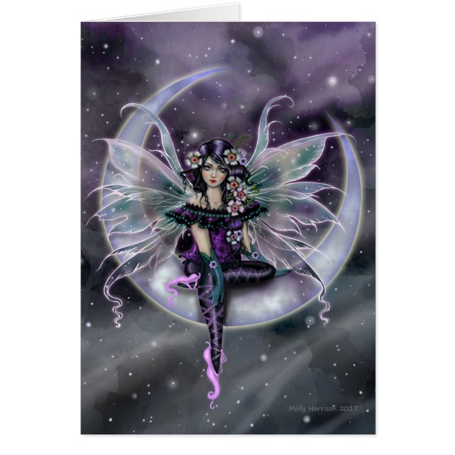 Lavender Moon Fairy Imaginaire Art par Molly Harri (Devant)
