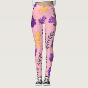Lavender Mosaic Colourful Personalized Pattern Leggings