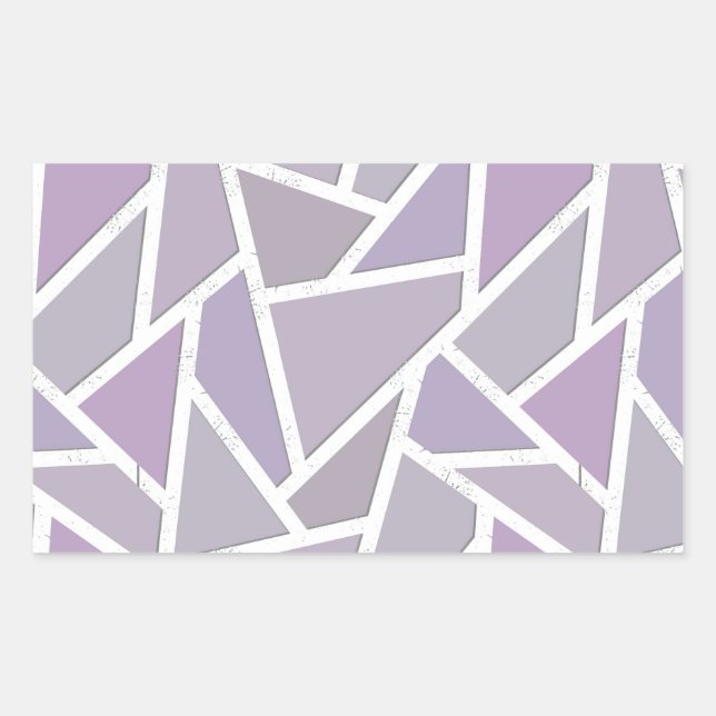 Lavender mosaic pattern sticker (Front)