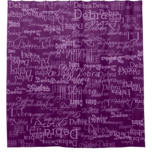 lavender names on purple personalized