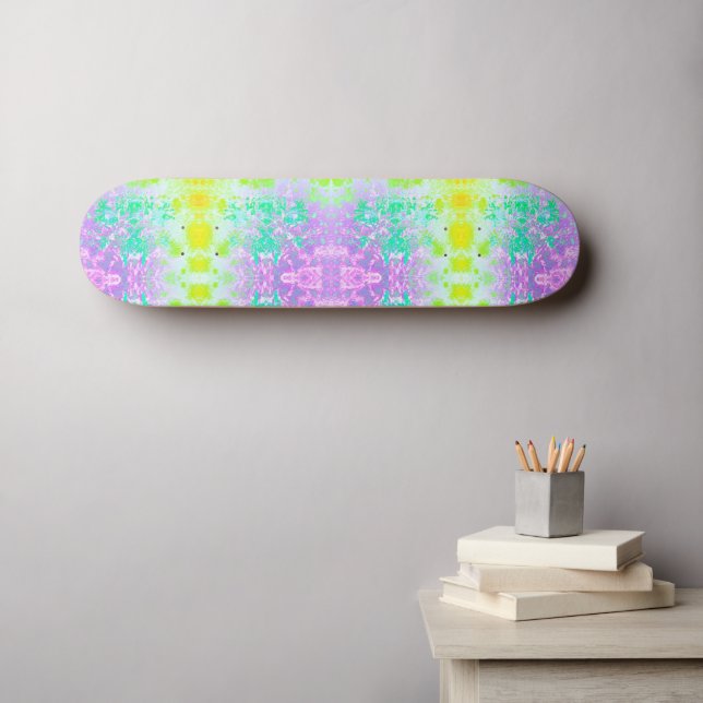 Lavender Ombre Skateboard (Wall Art (Horz))