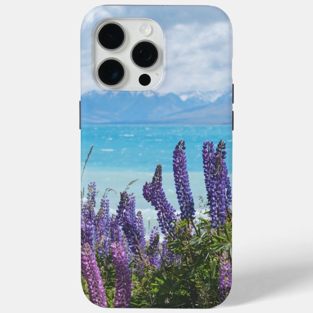 lavender on the lake shore Case-Mate iPhone case (Back)