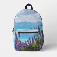 lavender on the lake shore