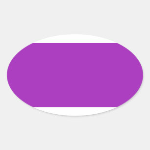 Lavender Oval Sticker