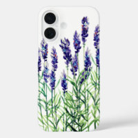Lavender painted with watercolors