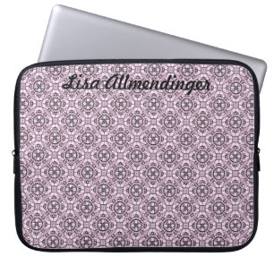 Lavender Pattern Electronics Bag