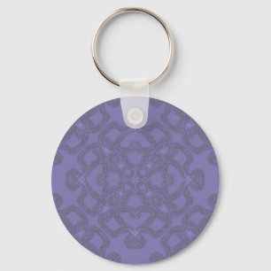 Lavender pattern keychain
