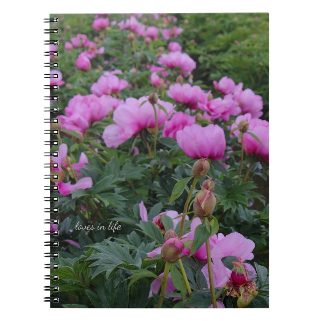 Lavender Peonies Notebook (Front)