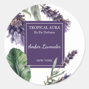 Lavender Perfume Label