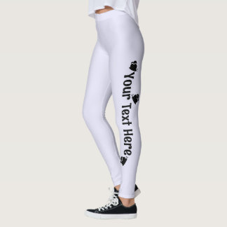 Lavender Personalized Butterfly Name Leggings