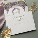 Lavender Petunia Art Nouveau Vintage Purple Envelope<br><div class="desc">Wrap your wedding invitation in an envelope as elegant as its message. Our "Eternal Petunia" Art Nouveau Wedding Envelopes are a perfect harmony of tradition and aesthetics, inspired by the unrivaled work of Alphonse Mucha. Mucha, a legendary Czech artist, became synonymous with the Art Nouveau movement in the early 20th...</div>