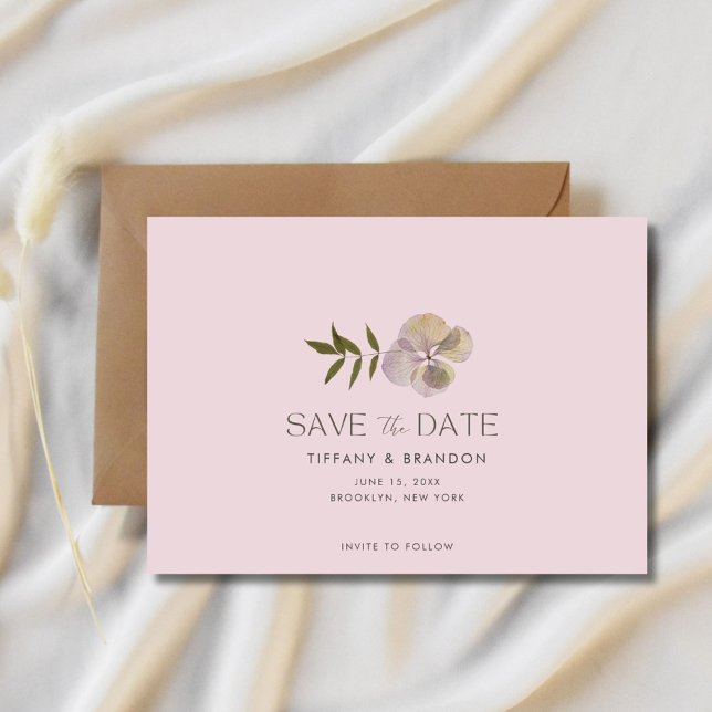 Lavender Photo Garden Wedding Save The Date (Lavender Photo Garden Wedding Save The Date)