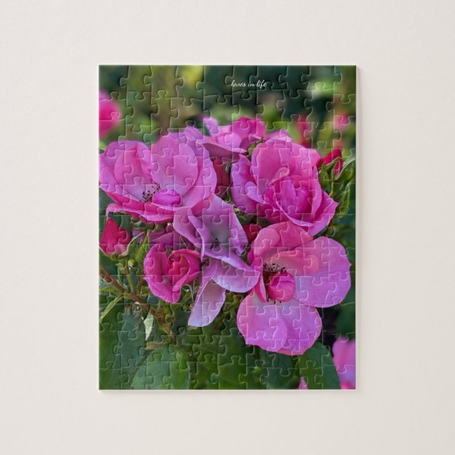 Lavender Pink Rose Jigsaw Puzzle (Vertical)