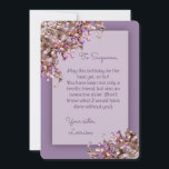 Lavender Pink Spring Lilacs Birthday Card<br><div class="desc">This lavender pink spring lilac design was made with photographs of spring flowers near the park in Lancaster. They were then arranged in layers,  order to give it depth. It is fresh,  and very feminine. A perfect digital card for the one who loves pinks and lavenders!</div>