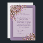 Lavender Pink Spring Lilacs Birthday Card<br><div class="desc">This lavender pink spring lilac design was made with photographs of spring flowers near the park in Lancaster. They were then arranged in layers,  order to give it depth. It is fresh,  and very feminine. A perfect digital card for the one who loves pinks and lavenders!</div>