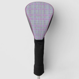 Lavender Plaid Artisan Golf Head Cover