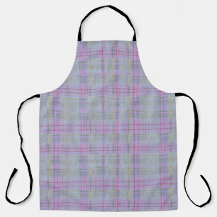 Lavender Plaid Harmony  Apron