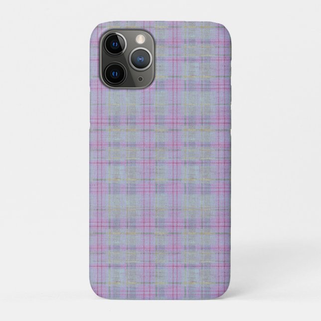 Lavender Plaid Harmony  Case-Mate iPhone Case (Back)