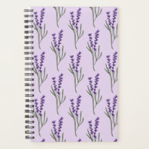 Lavender Planner - Motif violet