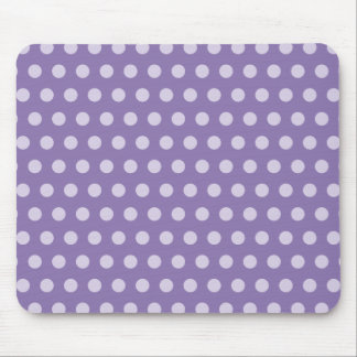 Lavender Polka Dots Mouse Pad