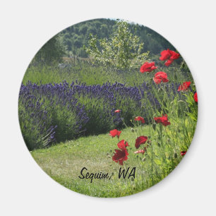 Lavender & Poppies Magnet