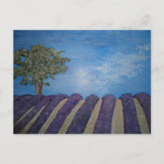 Lavender Postcard