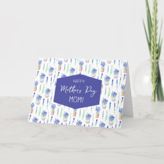 Lavender Pot Watercolor Mother’s Day Card