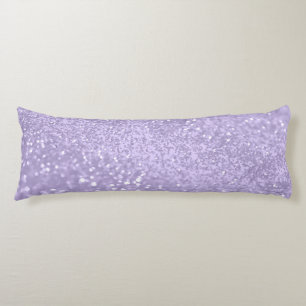 Lavender Princess Glitter #1 (Faux Glitter)  Body Pillow