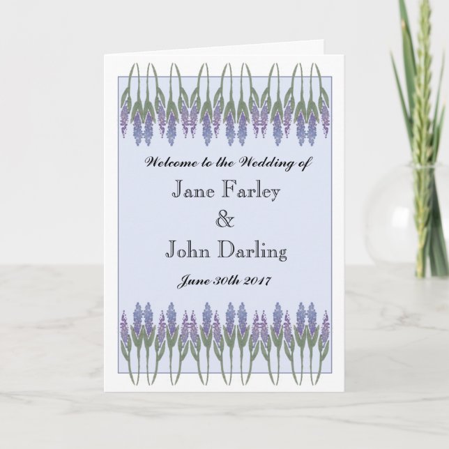 Lavender Program (Front)