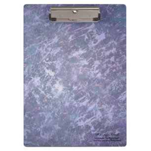 Lavender Purple Abstract   Metallic Brushstroke Clipboard