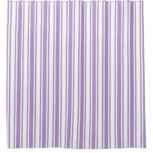 Lavender purple and white candy stripes