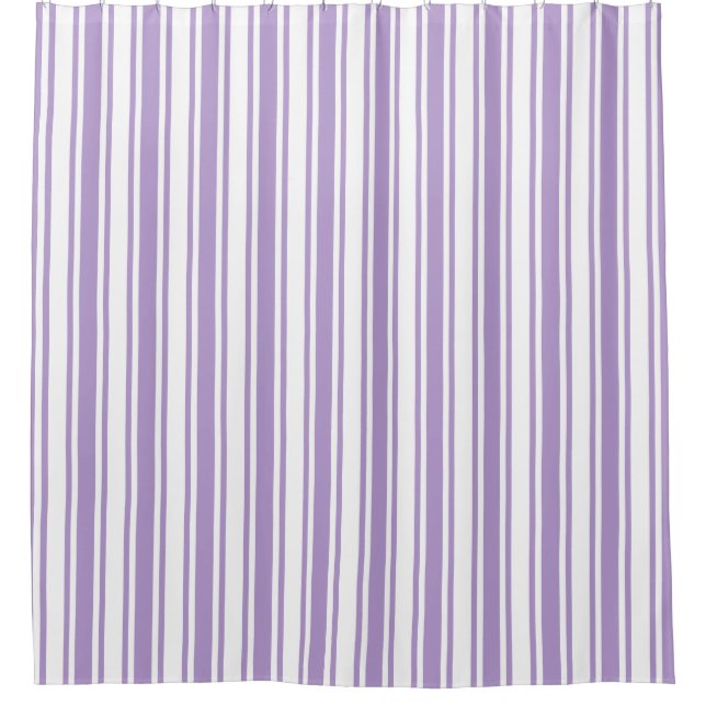 Lavender purple and white candy stripes (Front)