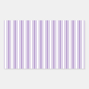Lavender purple and white candy stripes sticker