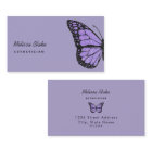 lavender purple butterfly logo