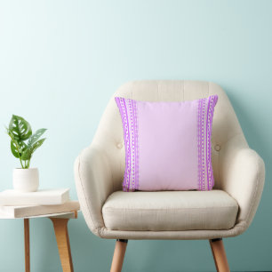 Lavender Purple - Color of heart Throw Pillow