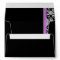 Lavender Purple Damask Black/White