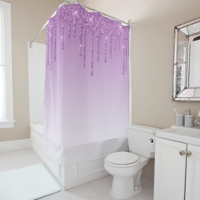 Lavender Purple Dripping Glitter (In Situ)