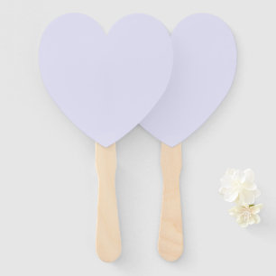 Lavender Purple Heart Fan for Elegant Event Comfor