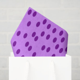 Lavender Purple Polka Dots  Tissue Paper