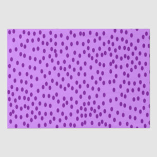 Lavender Purple Polka Dots  Tissue Paper