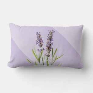 Lavender Purple Soft and Elegant Lumbar Pillow