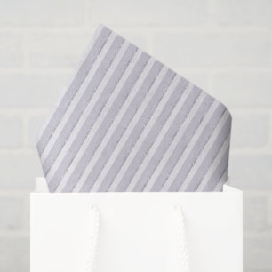 Lavender Purple Sparkle Glitter Stripes Bridal  Tissue Paper