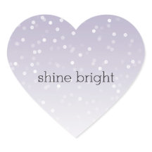 Lavender Purple White Bokeh Confetti